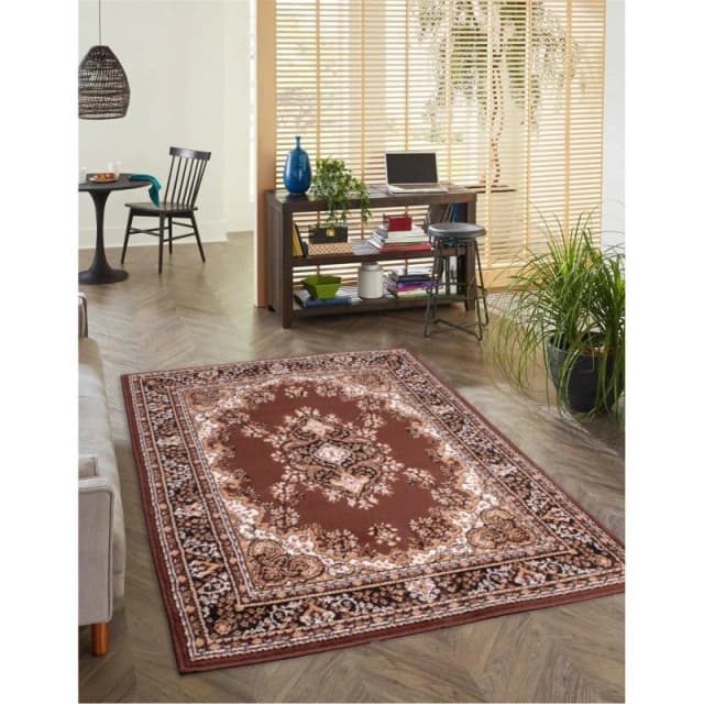 Rugstyle TRADITIONAL POLY LANCASHIRE Chocolate unisex 120x160cm