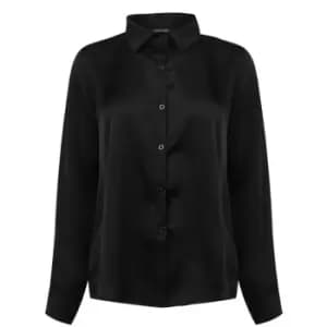 I Saw It First Satin Blouse - Black