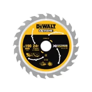 DEWALT DT99560 XR Extreme Runtime Circular Saw Blade 165 x 20mm 24T