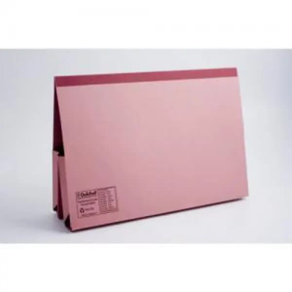 Guildhall Reinforced Double Pocket Wallet 315gsm Pink PK25 - 218-PNKZ EXR20364EX