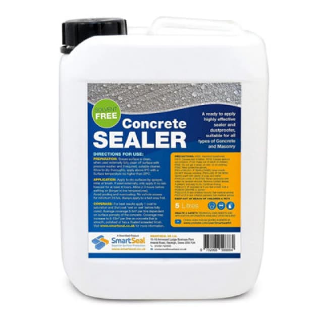 Smartseal Concrete Dustproofer, Effective Concrete Sealer And Dust Proofer, Eliminates Dust, Floors And Walls, Breathable, 5L
