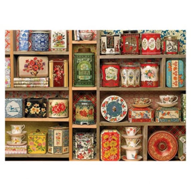 Cheatwell Games Vintage Tins Jigsaw Puzzle 1000 Pieces Multi