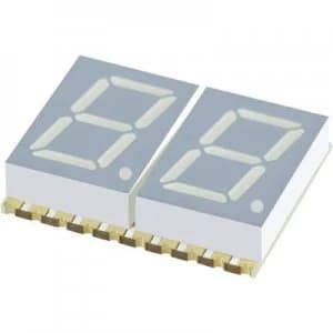 Seven segment display Yellow 10.16mm 1.95 V No. of digits 2