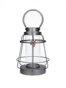 Gisela Graham Brushed Metal Bell Lantern
