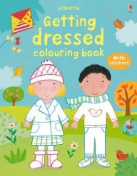 Getting Dressed Colouring Book with Stickers by Kay Widdowson Paperback