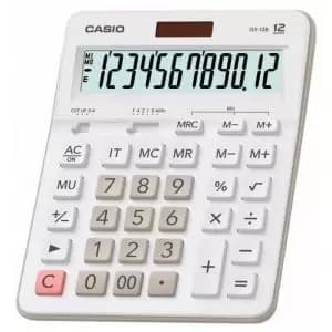 Casio Basic 12 Digit Desk Calculator White MX-12B-WE-W-EC 34269CX