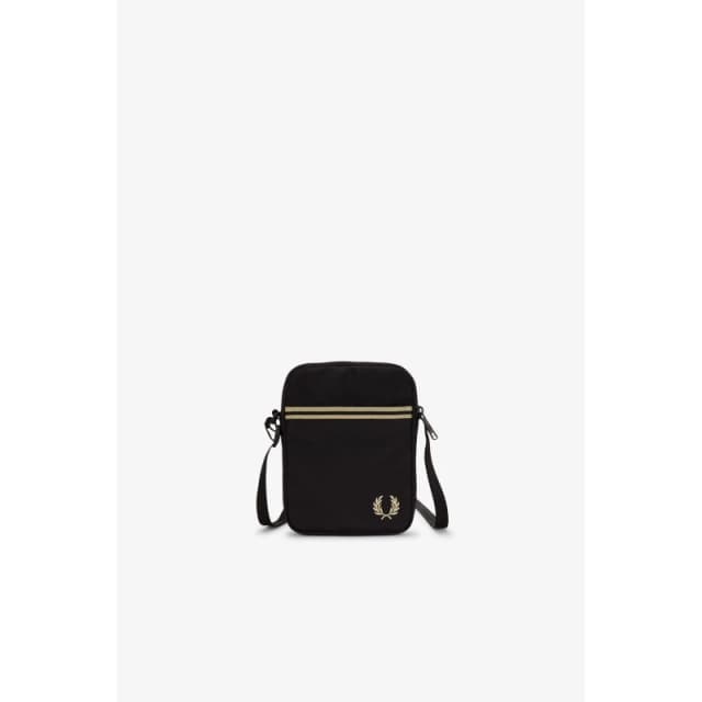 Fred Perry Fred Tape SideBag Sn63 Blk/Gld 102 male One Size