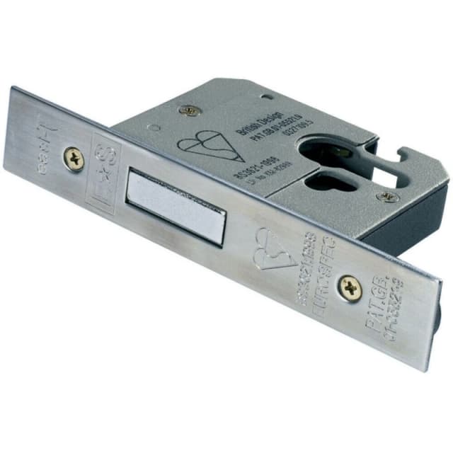 Loops 64mm Euro Profile Double Cylinder Deadlock Set Latch Cylinder & Escutcheon Multi unisex