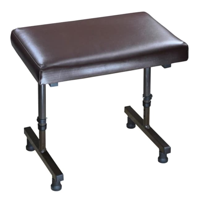 Loops Padded Leg Rest with Wipe-Clean Vinyl Finish - Height Adjustable - 385-535mm Multi