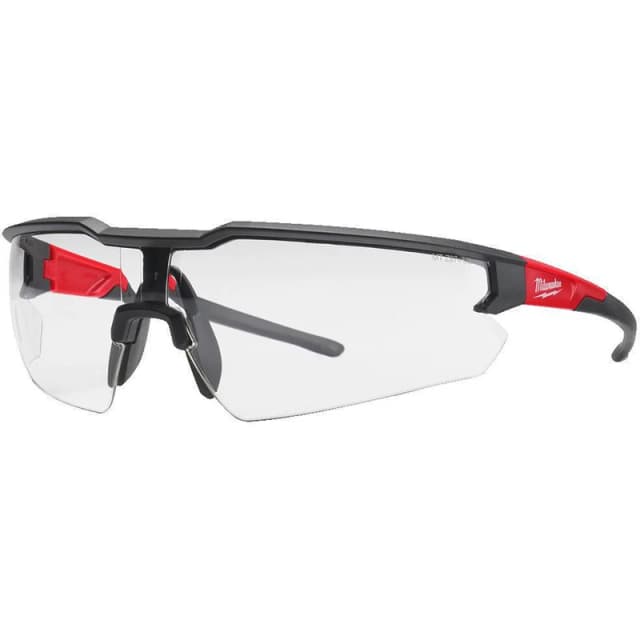 Milwaukee Enhanced Anti Scratch and Anti Fog Safety Glasses 4932478763 Frame: Black