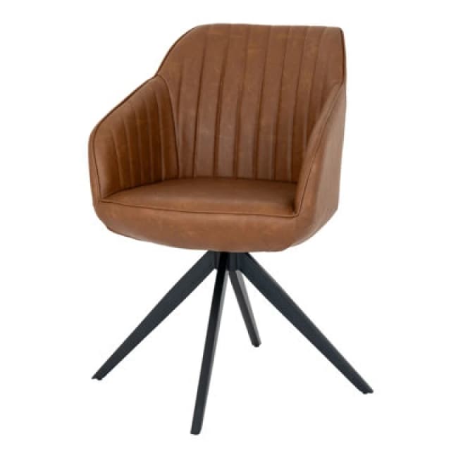 Hill Interiors Uppsala Tan Upholstered Chair With Contemporary Design