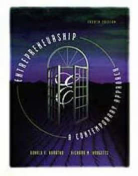 Entrepreneurship by Donald F Kuratko and Richard M Hodgetts Book