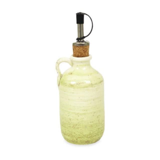 Verano Spanish Ceramics Pastel Beach Hand Painted Kitchen Dining Table Oil Drizzler Green 250Ml