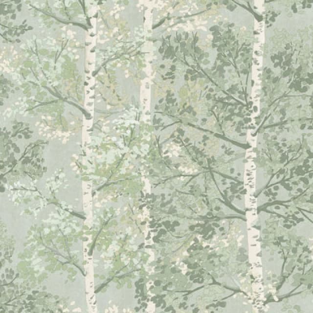 Silverwood Wallpaper Green Rasch 100203