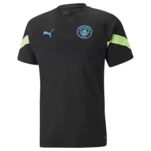 2022-2023 Man City Training Jersey (Black) - Kids