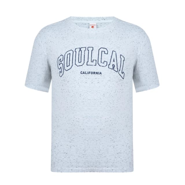 SoulCal Graphic T-Shirt Mens - Cream Cream S