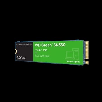 Western Digital 240GB WD Green SN350 NVMe M.2 SSD Drive