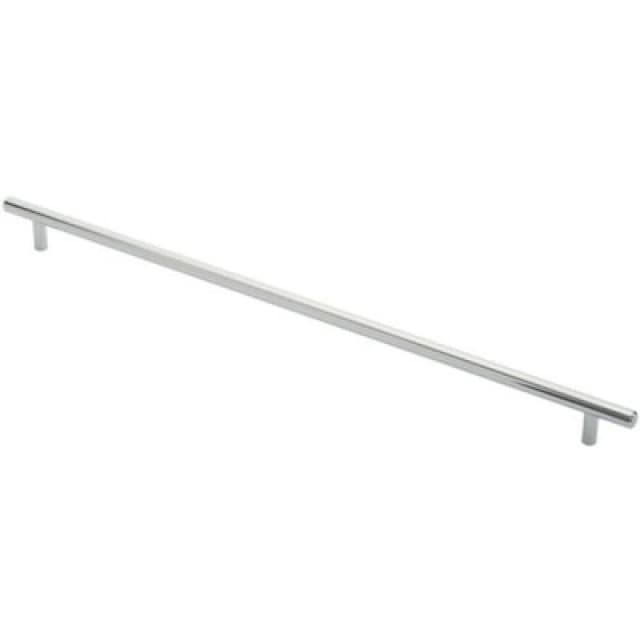 Loops Round T Bar Cabinet Pull Handle 508 x 12mm 448mm Fixing Centres Chrome Multi unisex