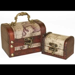 Set of 2 Map Chests
