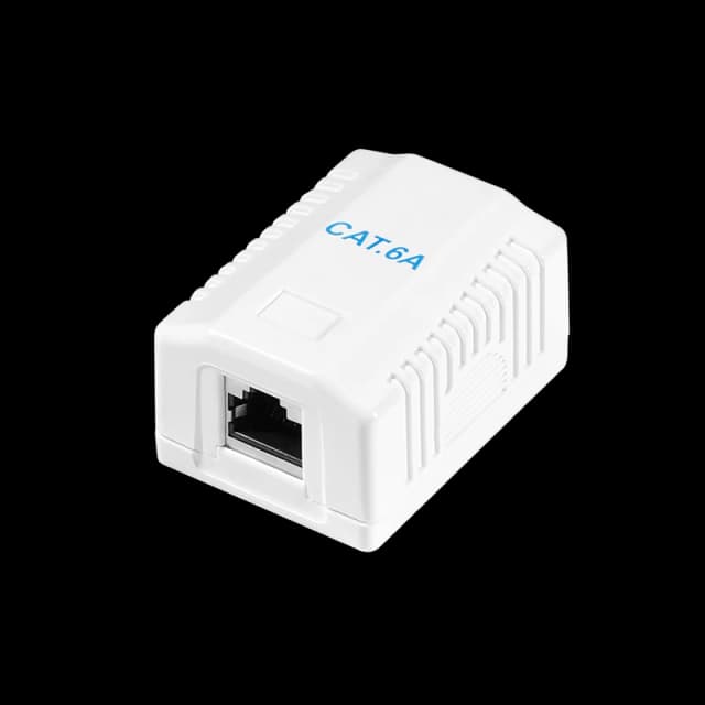 LogiLink Cat.6A Surface Mounted Box 1 x RJ45. shielded