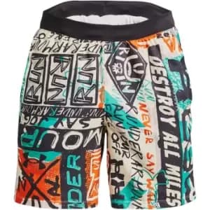 Under Armour Destroy All Miles Mens Running Shorts - Grey