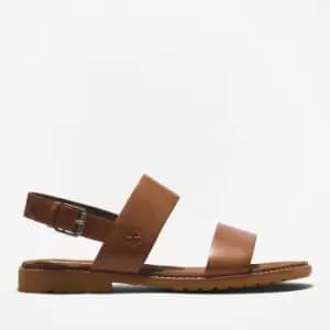 Timberland Womens Chicago Riverside Leather Double Strap Sandals - Rust - UK 4
