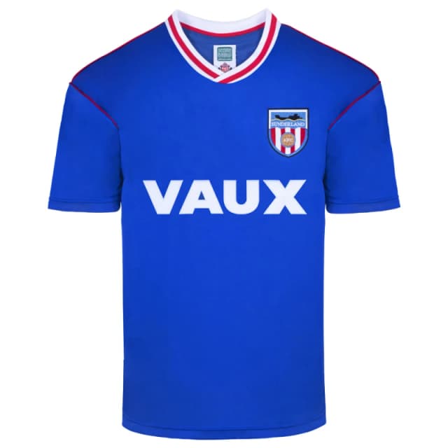 Score Draw Sunderland 1990 Retro Football Away Shirt SUND90APYSS-S S Mens Sportswear