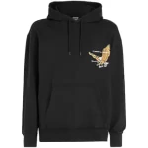 Tommy Jeans Tjm Rlx Vintage Eagle Hoodie - Black