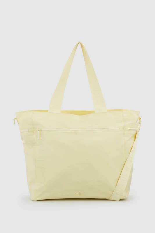 Nere Travel Bondi Nylon Large Tote Bag Yellow