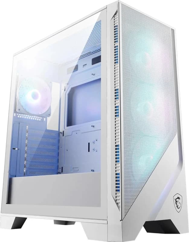 MSI MAG FORGE 320R AIRFLOW White Mid Tower Gaming Case - White