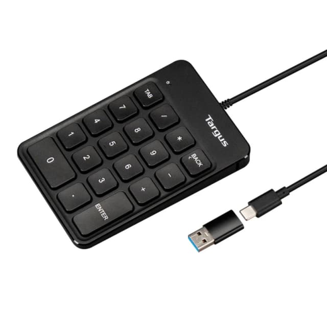 Targus AKP13GL numeric keypad Universal USB Black