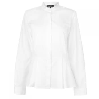 DKNY Long Sleeve Shirt Womens - White