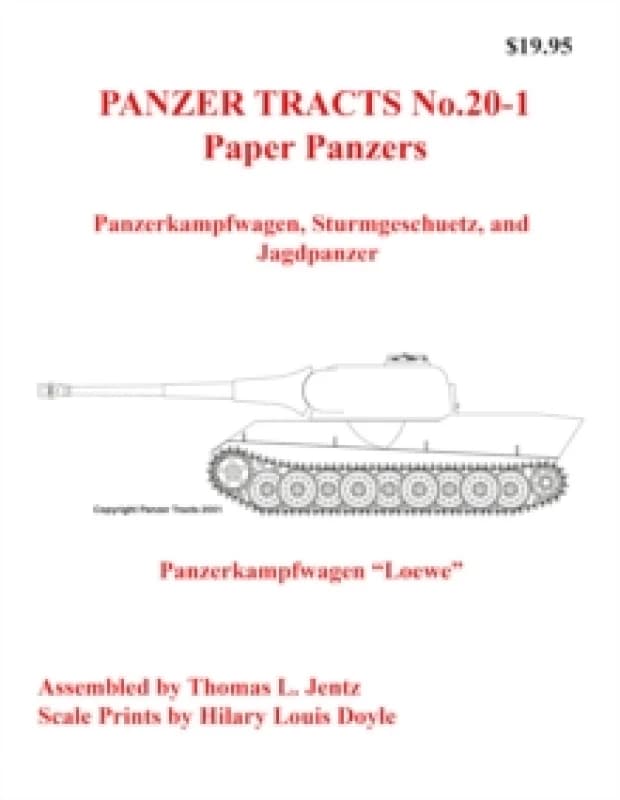 Panzer Tracts No. 20-1: Paper Panzers Paperback / softback