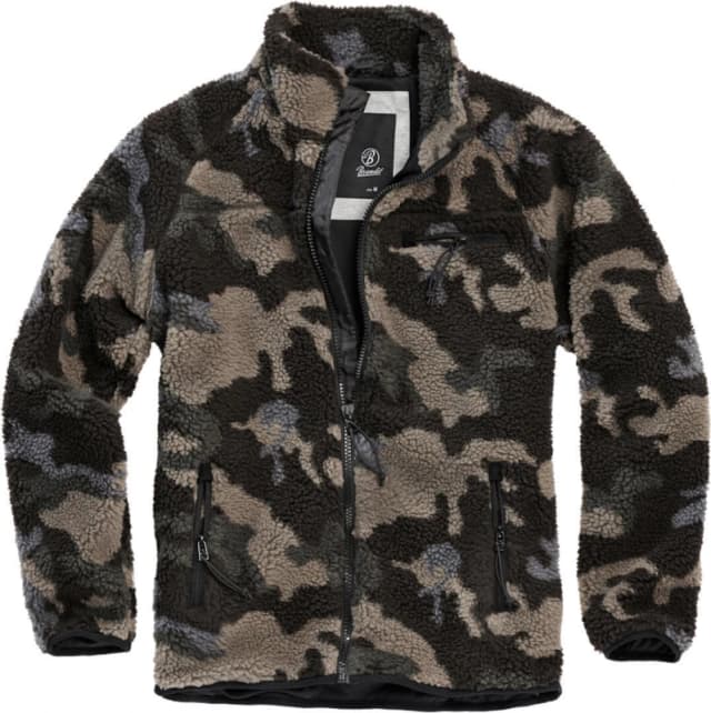 Brandit Fleece Jacket Between-seasons Jacket dark camo M Men