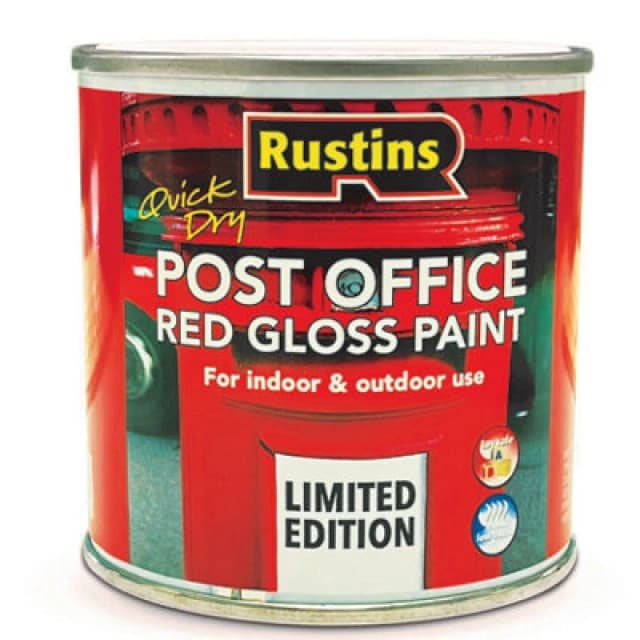 Rustins Post Office Red Paint - 250Ml