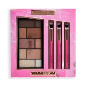 Makeup Revolution Shimmer Glam Eye Set Gift Set
