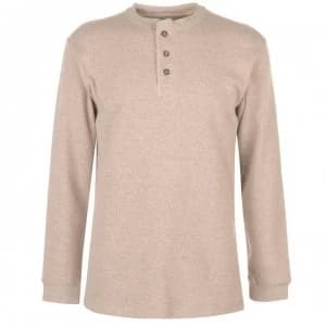 Gelert Thermal Henley Jumper Mens - Beige
