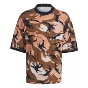 adidas Desert Camouflage T-Shirt Mens - Orange