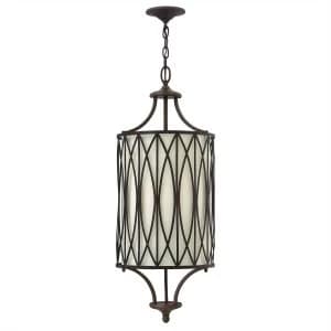 3 Light Ceiling Pendant Victorian Bronze, E14