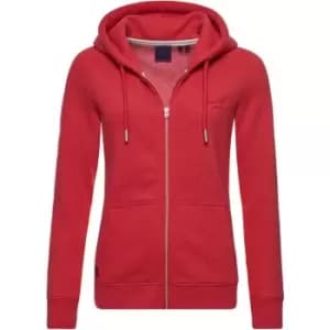 Superdry Embroidered Logo Hoodie - Red