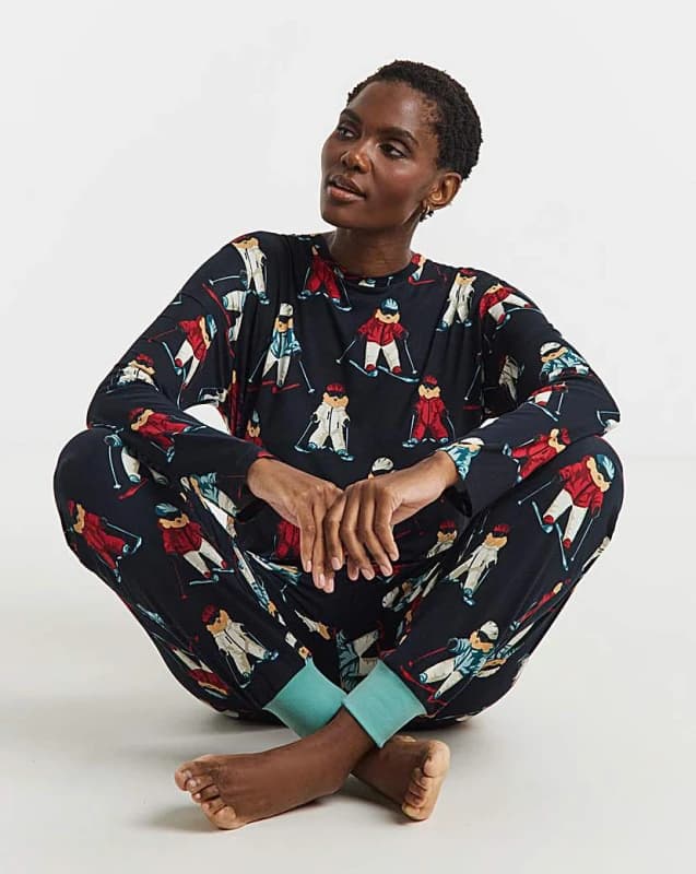 Chelsea Peers Chelsea Peers Family PJ Set - Womens DOG Print - Chelsea Peers - Size: 26 DOG Print Female 26 NH49609