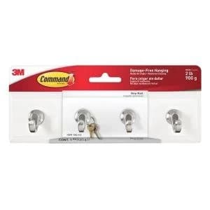 Command Key Rail with Hooks Quartz 1 Rail6 Strips HOM 18Q ES