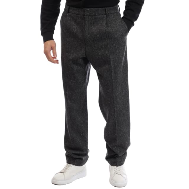 Boss Mens Peter Pl Double Breasted Straight Leg Trousers Medium Grey male 30