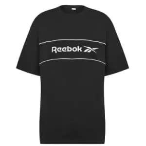 Reebok Linear T Shirt Mens - Black