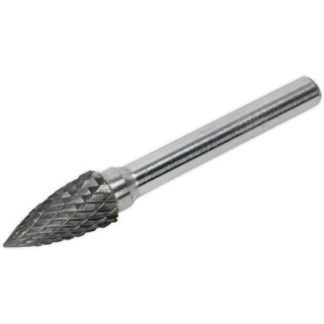 Loops 10mm Tungsten Carbide Rotary Burr Bit - Arc Pointed Nose Engraving Milling Tool Multi