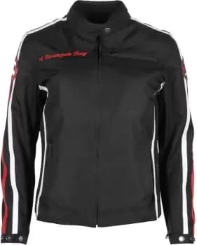 Helstons Queen Ladies Motorcycle Textile Jacket, black, Size L for Women, black, Size L for Women