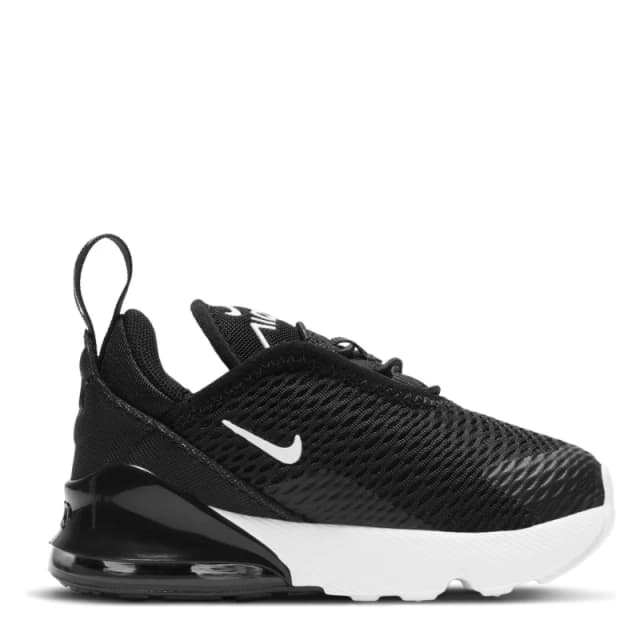 Nike Air Max 270 Trainer Infant Boys Black/White male C3 (19)