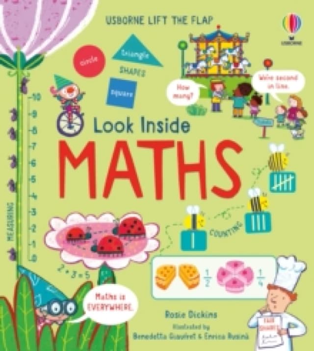 Rosie Dickins Look Inside Maths Book Multi unisex