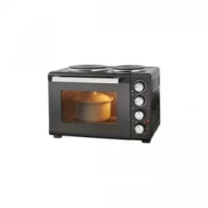 Quest Twin Hob 26L Convection Mini Oven