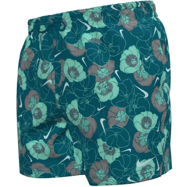 Nike Poppy Floral Mens 5 Volley Short Green Abyss male S